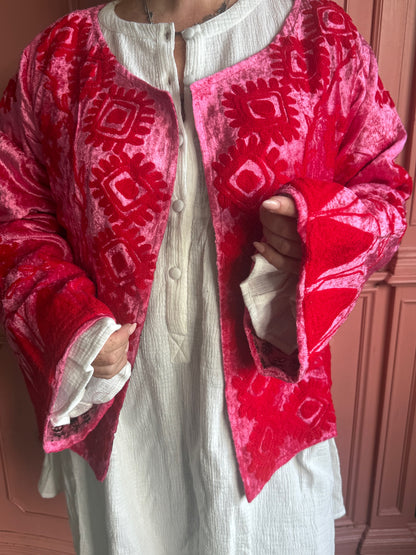 TOUT - Yasmine Silk Velvet Pink