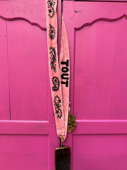 TOUT - Velvet telefoon/tassenkoord
