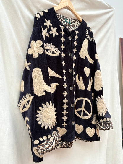 TOUT - Dream Jacket Velvet  Black