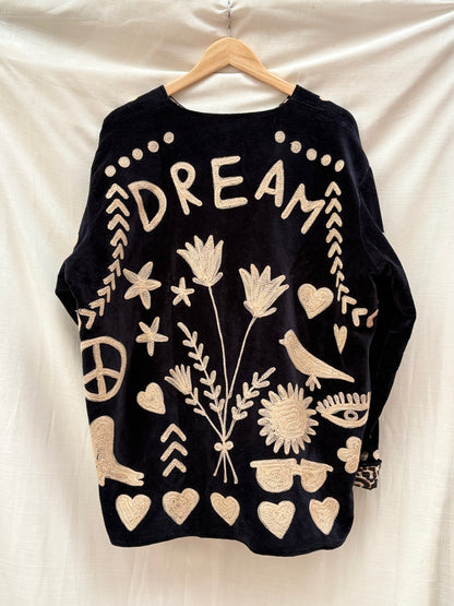 TOUT - Dream Jacket Velvet  Black