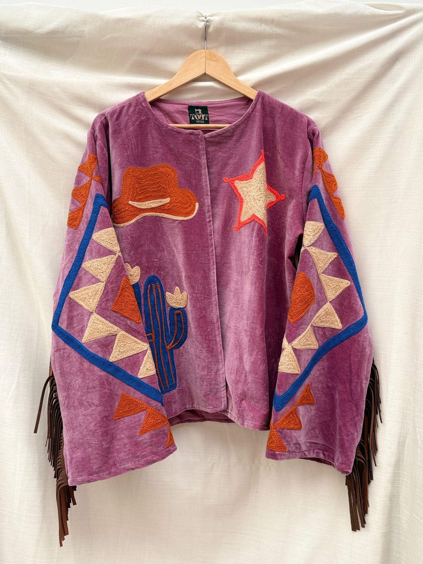 TOUT - Cowboy Jacket Velvet Fringe