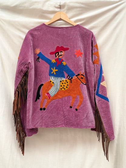 TOUT - Cowboy Jacket Velvet Fringe