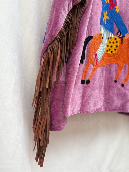 TOUT - Cowboy Jacket Velvet Fringe