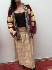 Blockprints Rok maxi yellow