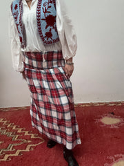 Blockprints Rok maxi Red