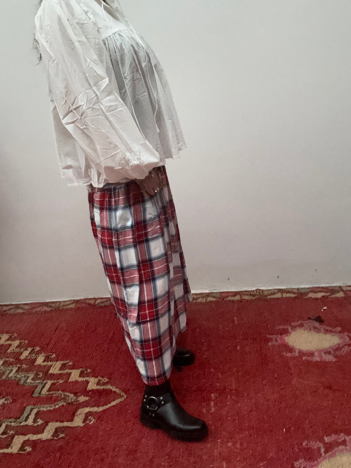 Blockprints Rok maxi Red