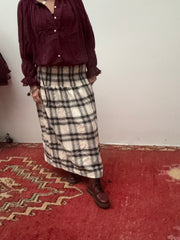 Blockprints Rok maxi Black white