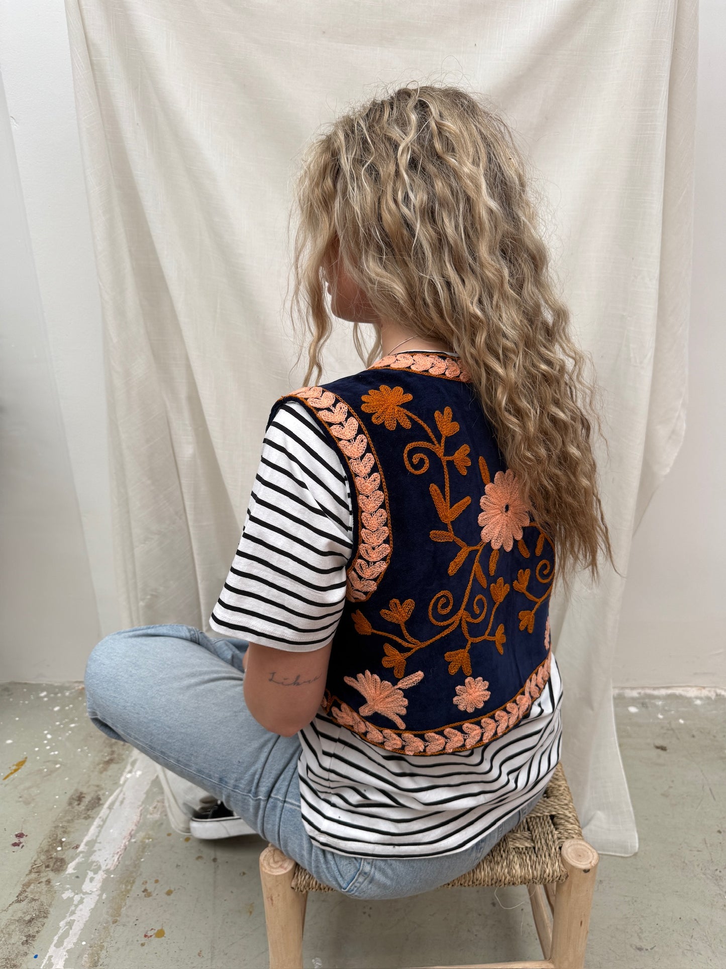 TOUT - Suzani velvet  Gilet