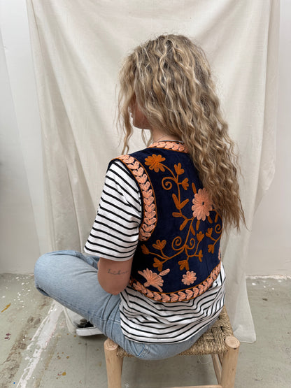 TOUT - Suzani velvet  Gilet
