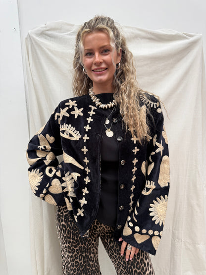 TOUT - Dream Jacket Velvet  Black