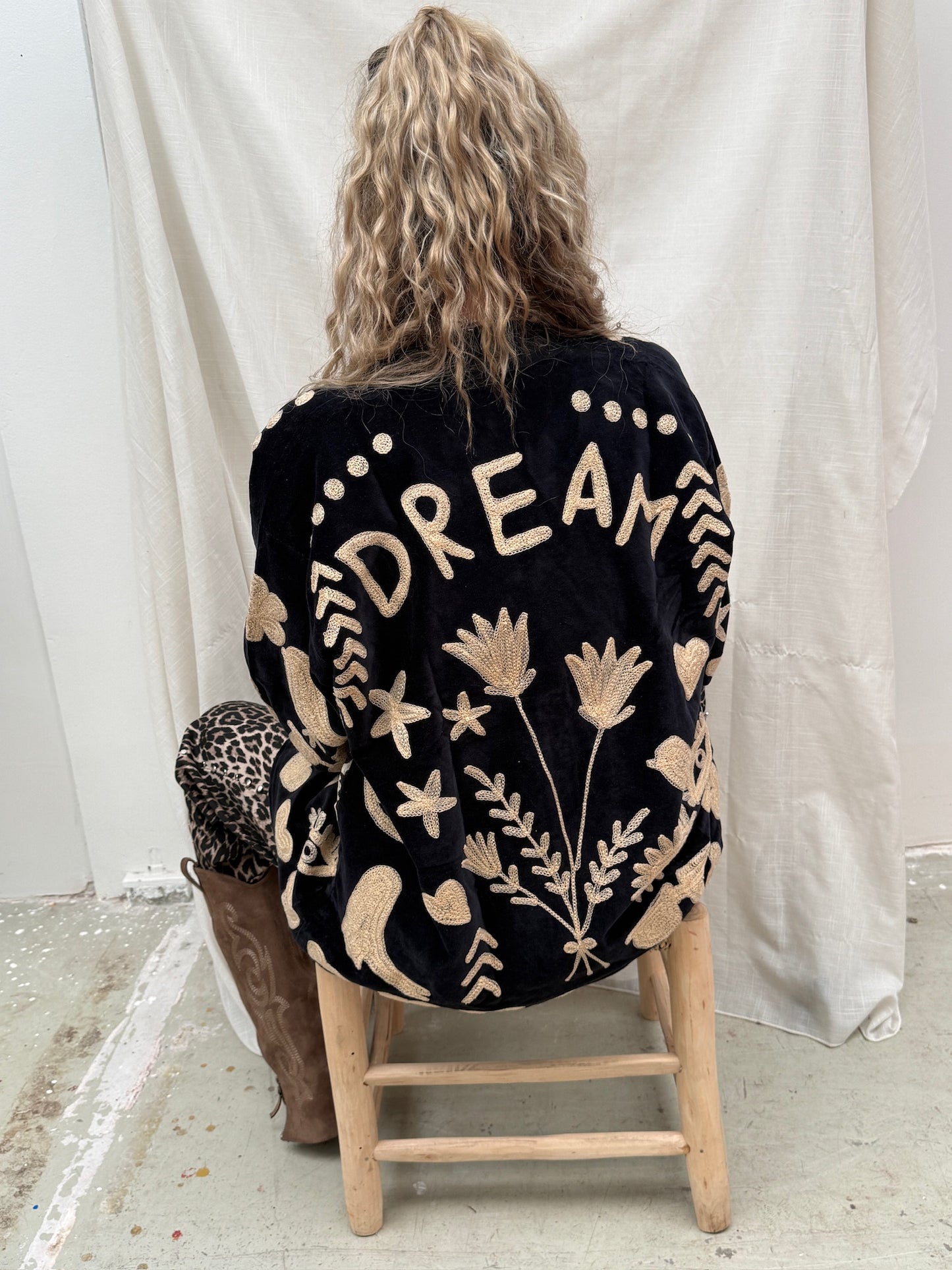 TOUT - Dream Jacket Velvet  Black