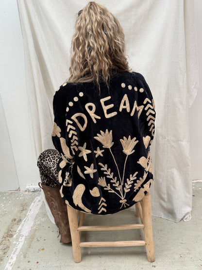 TOUT - Dream Jacket Velvet  Black