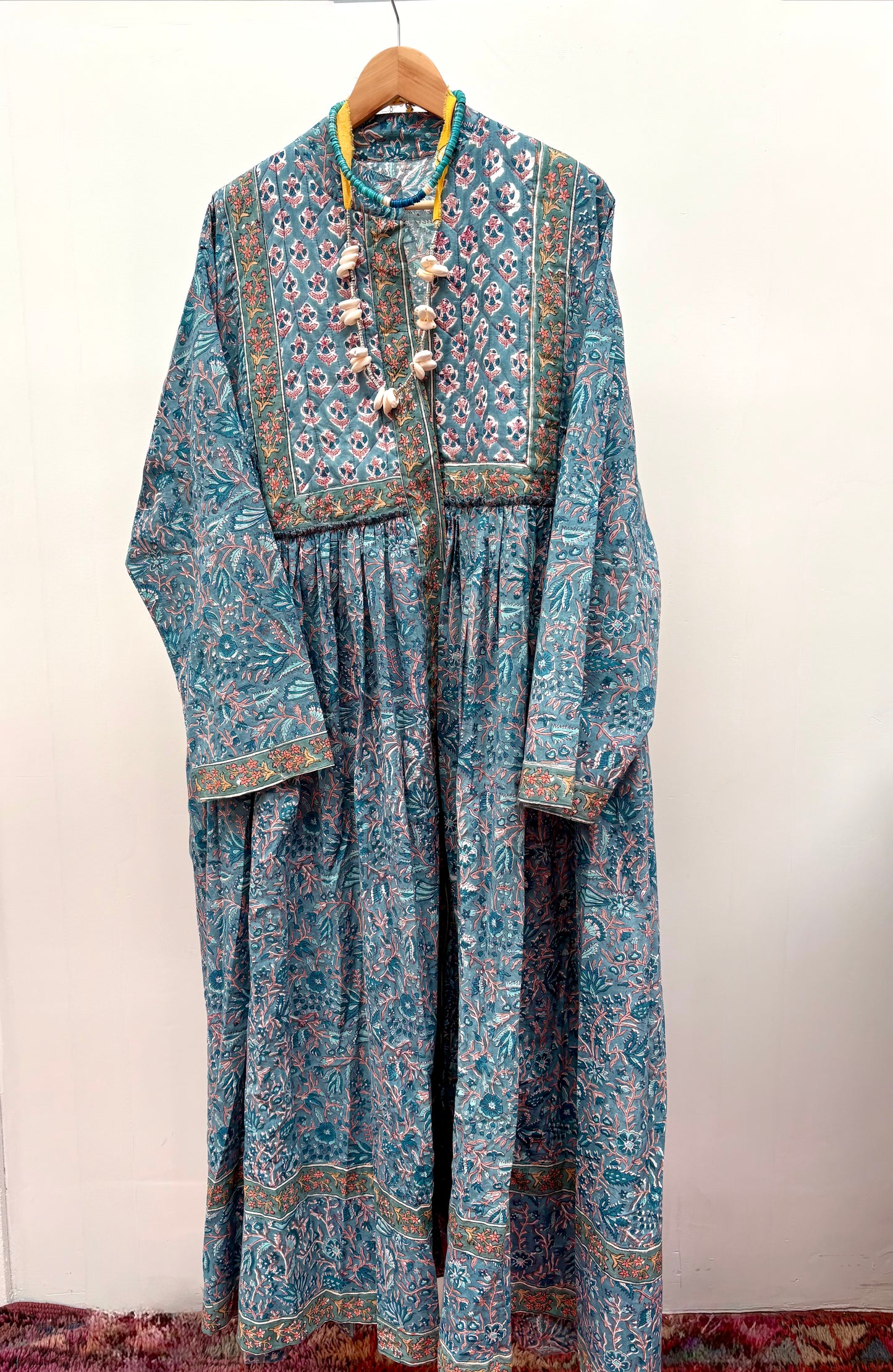 TOUT - Julia Dress Maxi blockprint plus size