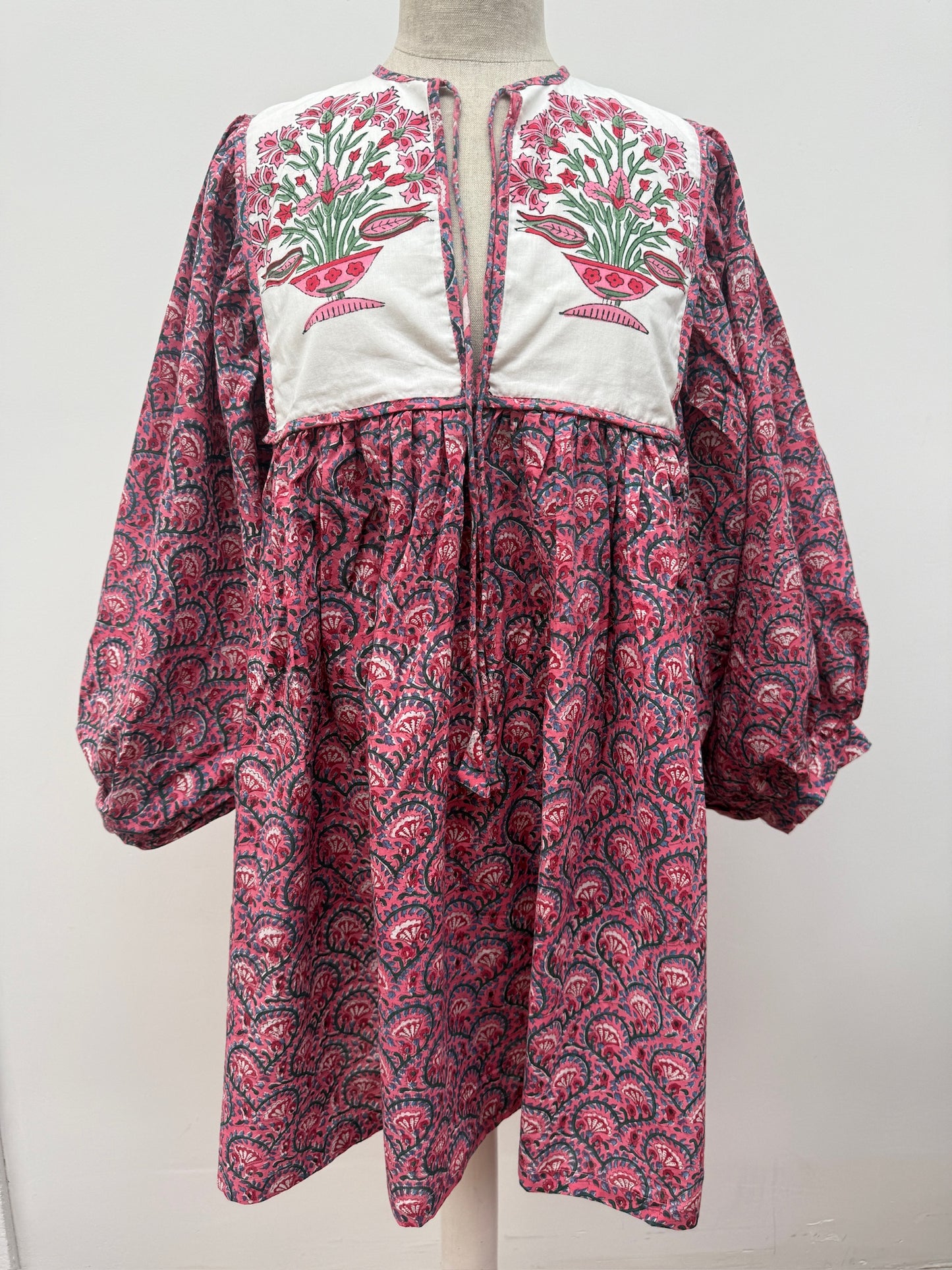 TOUT - Blockprints  jurk mini