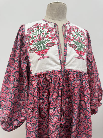 TOUT - Blockprints  jurk mini