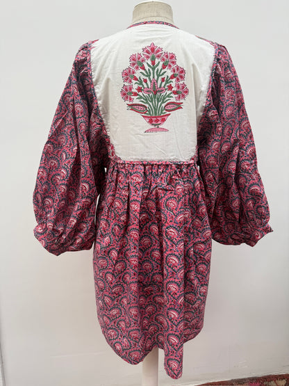 TOUT - Blockprints  jurk mini
