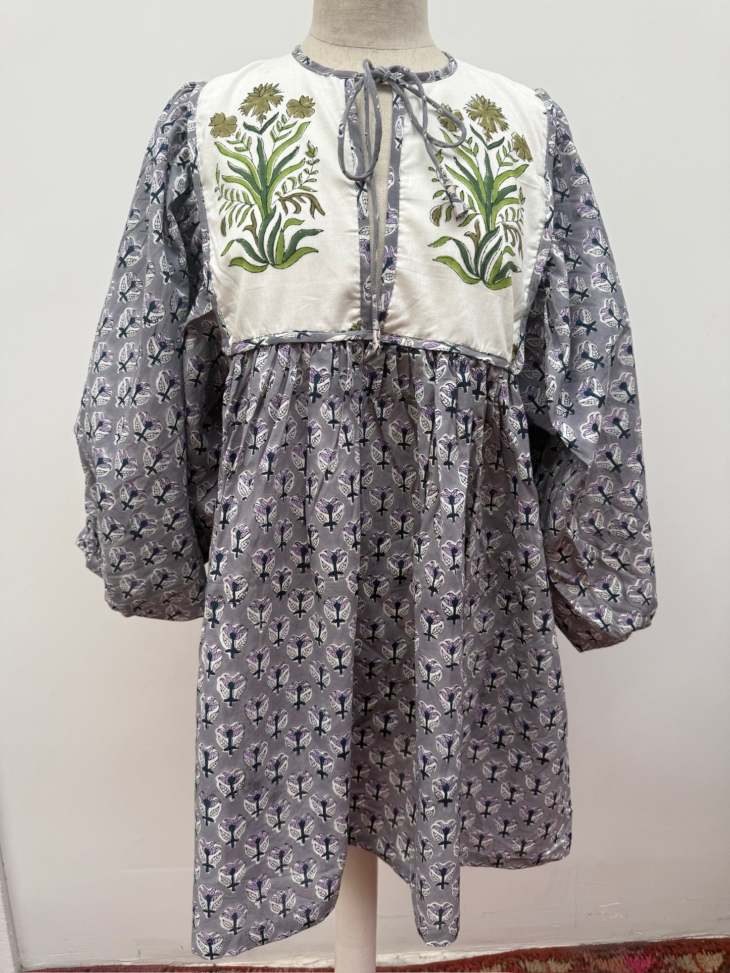 TOUT - Blockprints  jurk mini