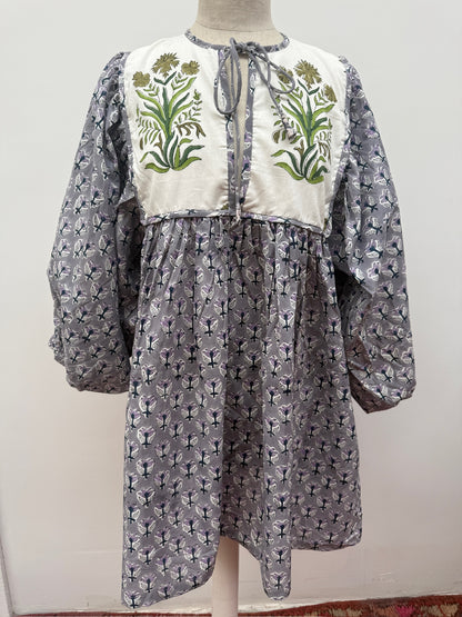TOUT - Blockprints  jurk mini