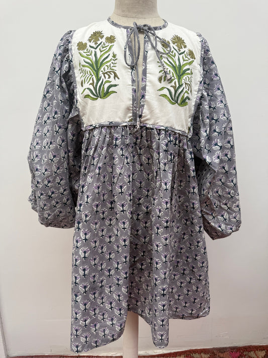 TOUT - Blockprints  jurk mini