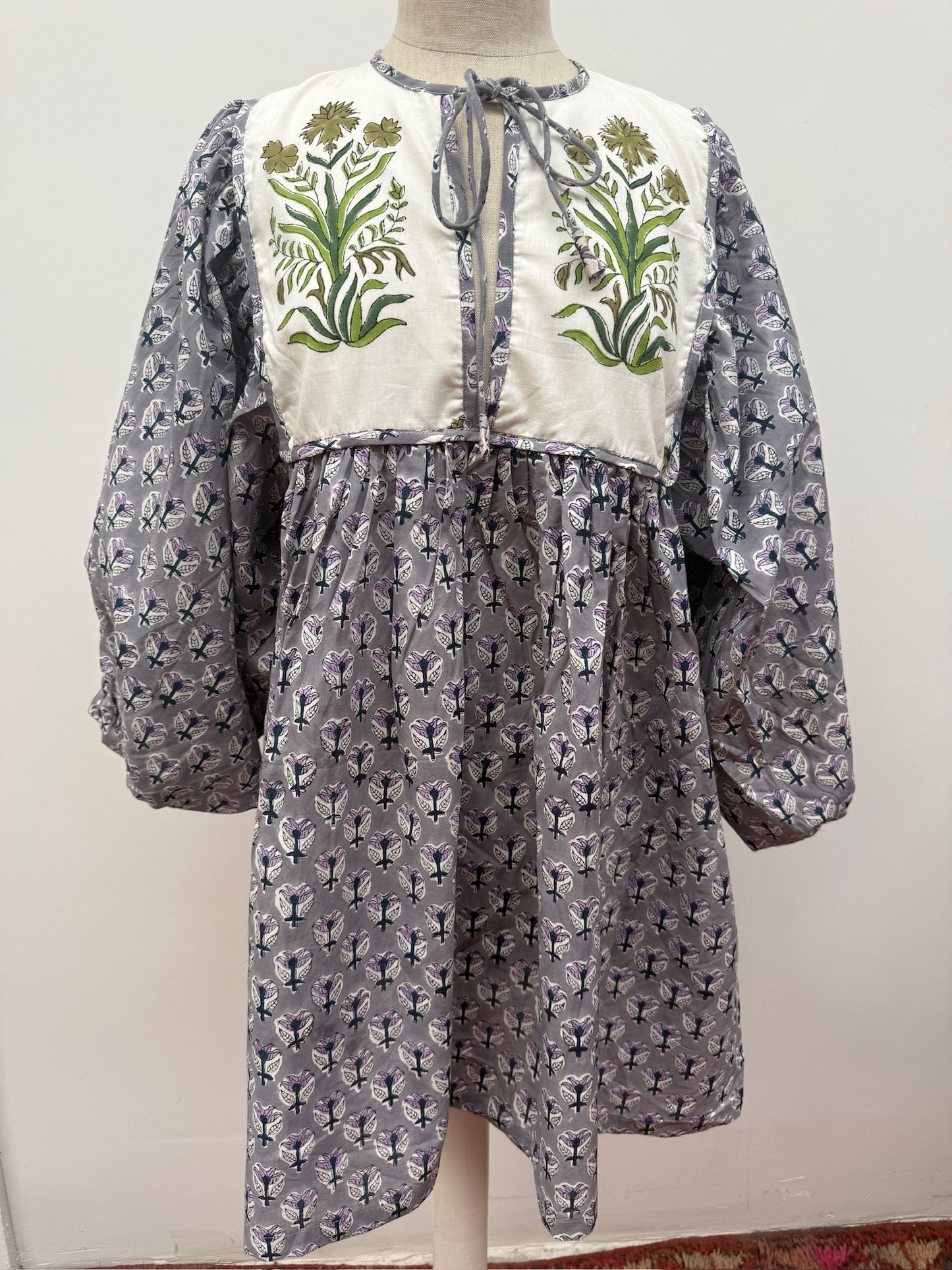 TOUT - Blockprints  jurk mini