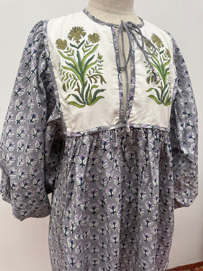 TOUT - Blockprints  jurk mini
