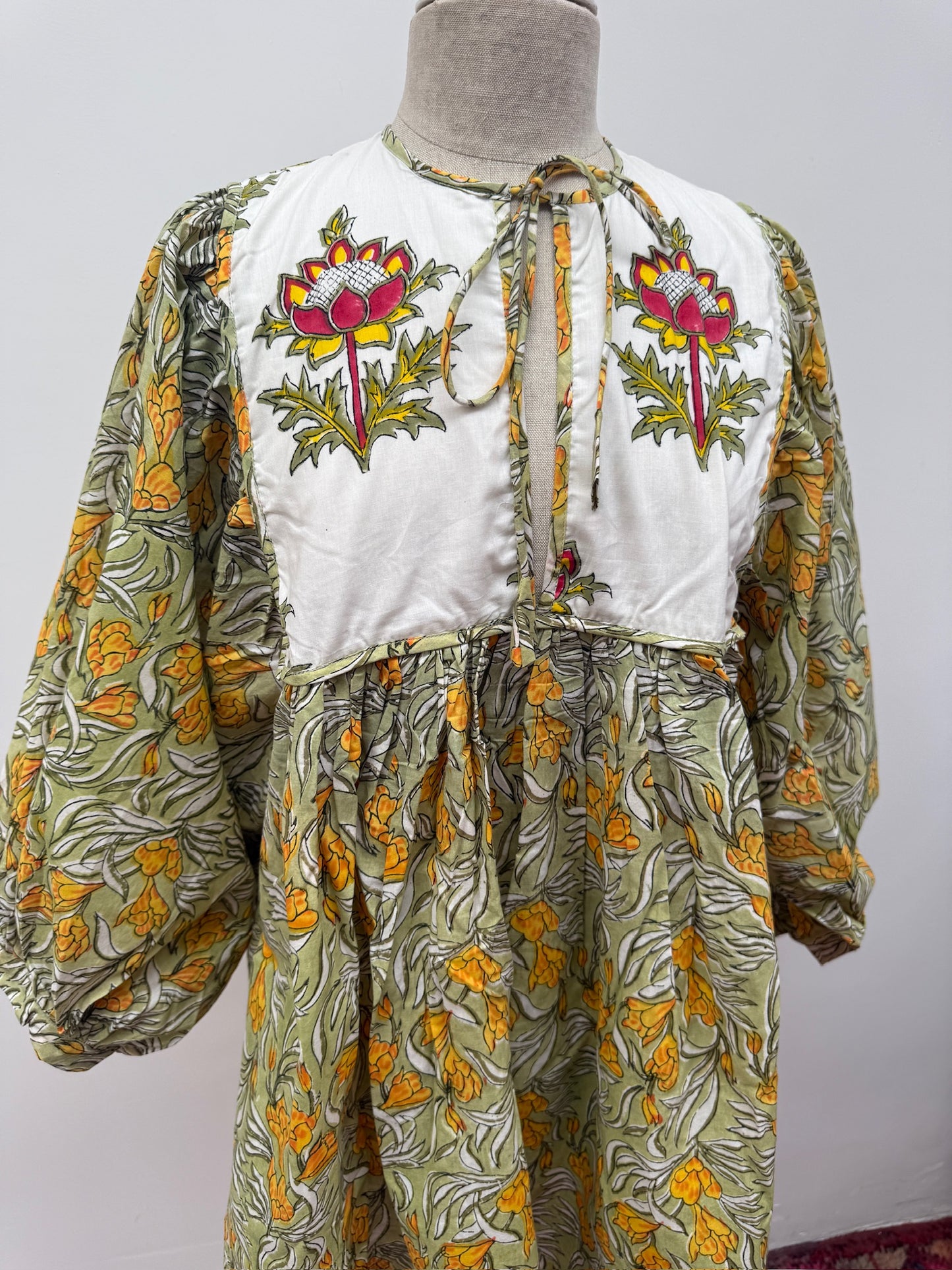 TOUT - Blockprints  jurk mini
