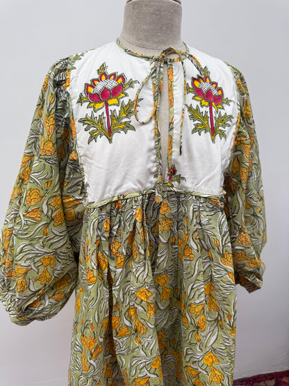TOUT - Blockprints  jurk mini