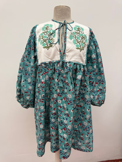 TOUT - Blockprints  jurk mini