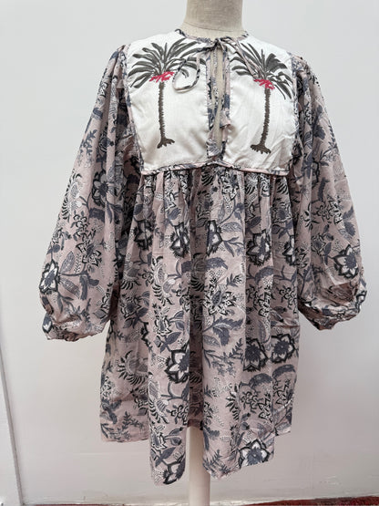 TOUT - Blockprints  jurk mini