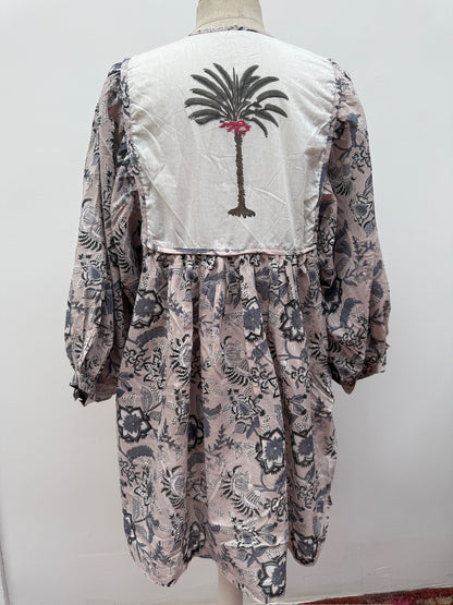 TOUT - Blockprints  jurk mini