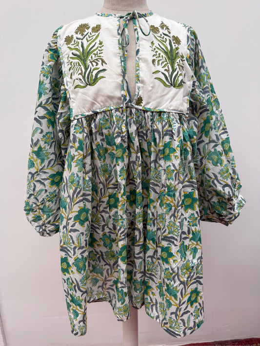 TOUT - Blockprints  jurk mini