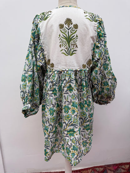 TOUT - Blockprints  jurk mini