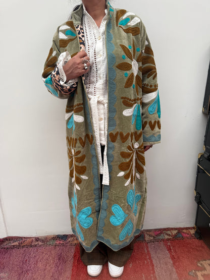 TOUT - Muse Green-turquoise coat