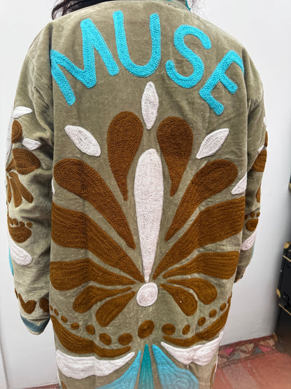 TOUT - Muse coat Green