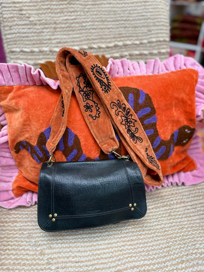 TOUT - Velvet telefoon/tassenkoord Brown