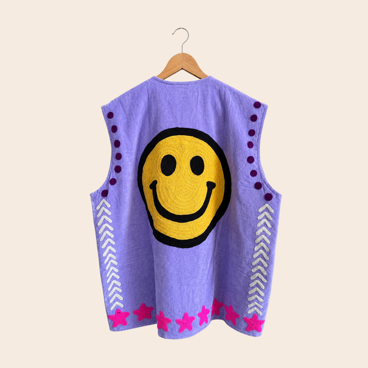 TOUT - Disco Vest Velvet Paars