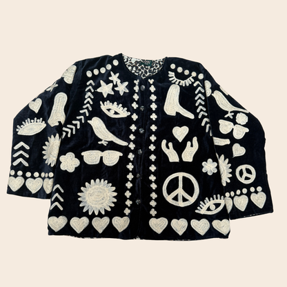 TOUT - Dream Jacket Velvet  Black