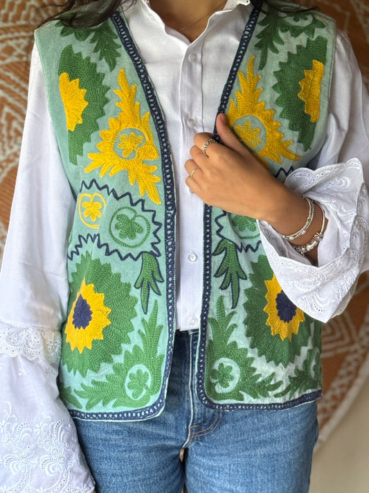 Suzani velvet  Gilet