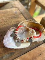 Indian Necklace with red schell