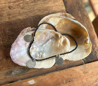 Indian Necklace with onyx stones