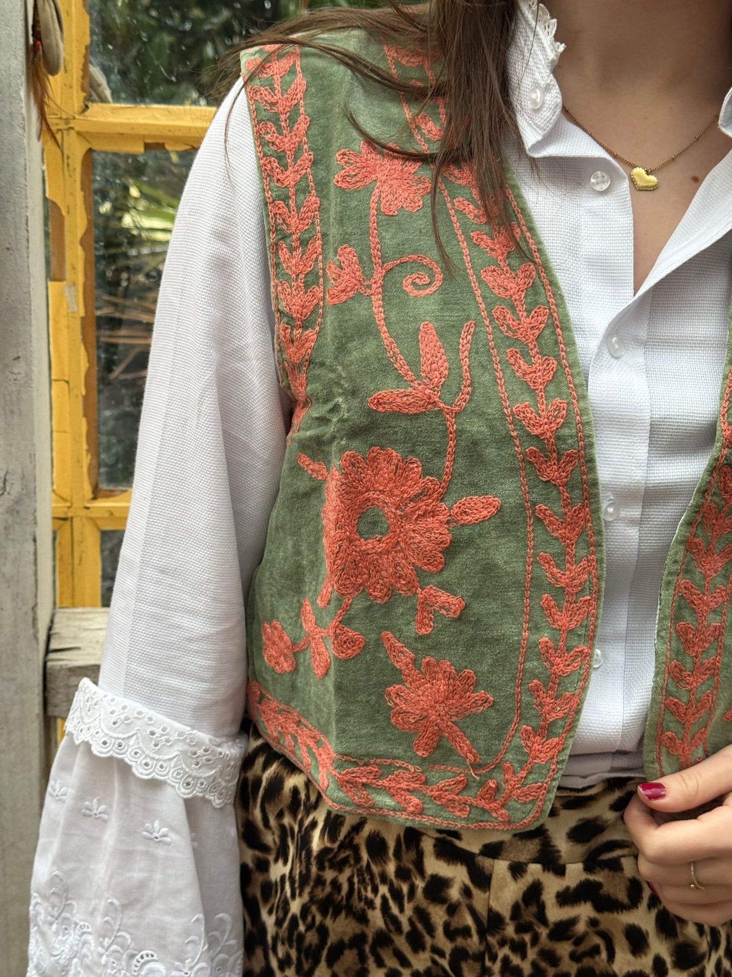 Suzani velvet  Gilet