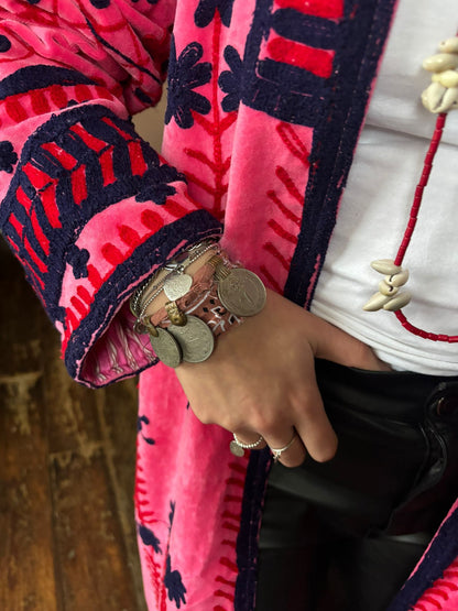 Bandana ketting met vintage munten