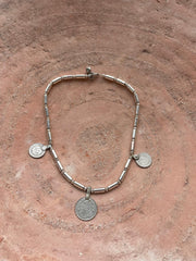 Vintage munten ketting Eefje