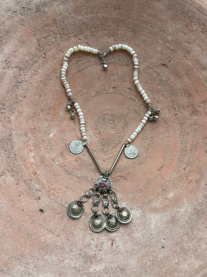 TOUT - Debie Munten ketting met vintage hanger