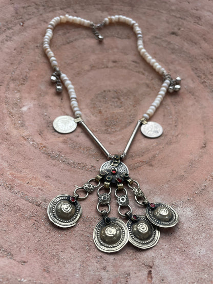 TOUT - Debie Munten ketting met vintage hanger