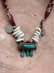 Vintage ketting prayer box India special