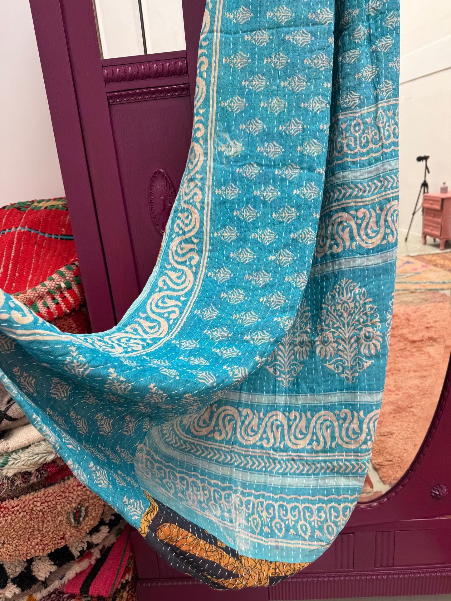 Vintage kantha Plaid