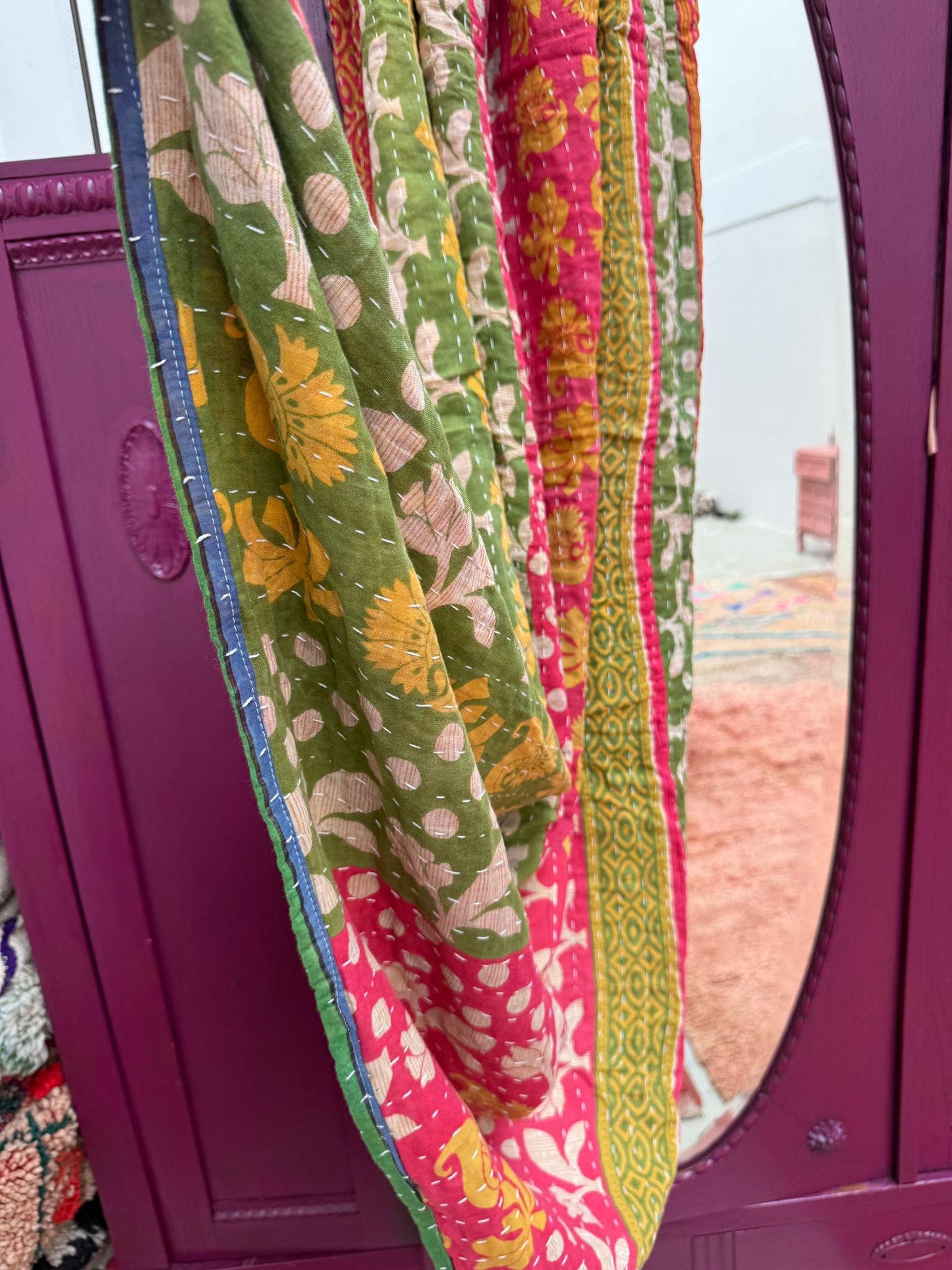 Vintage kantha Plaid