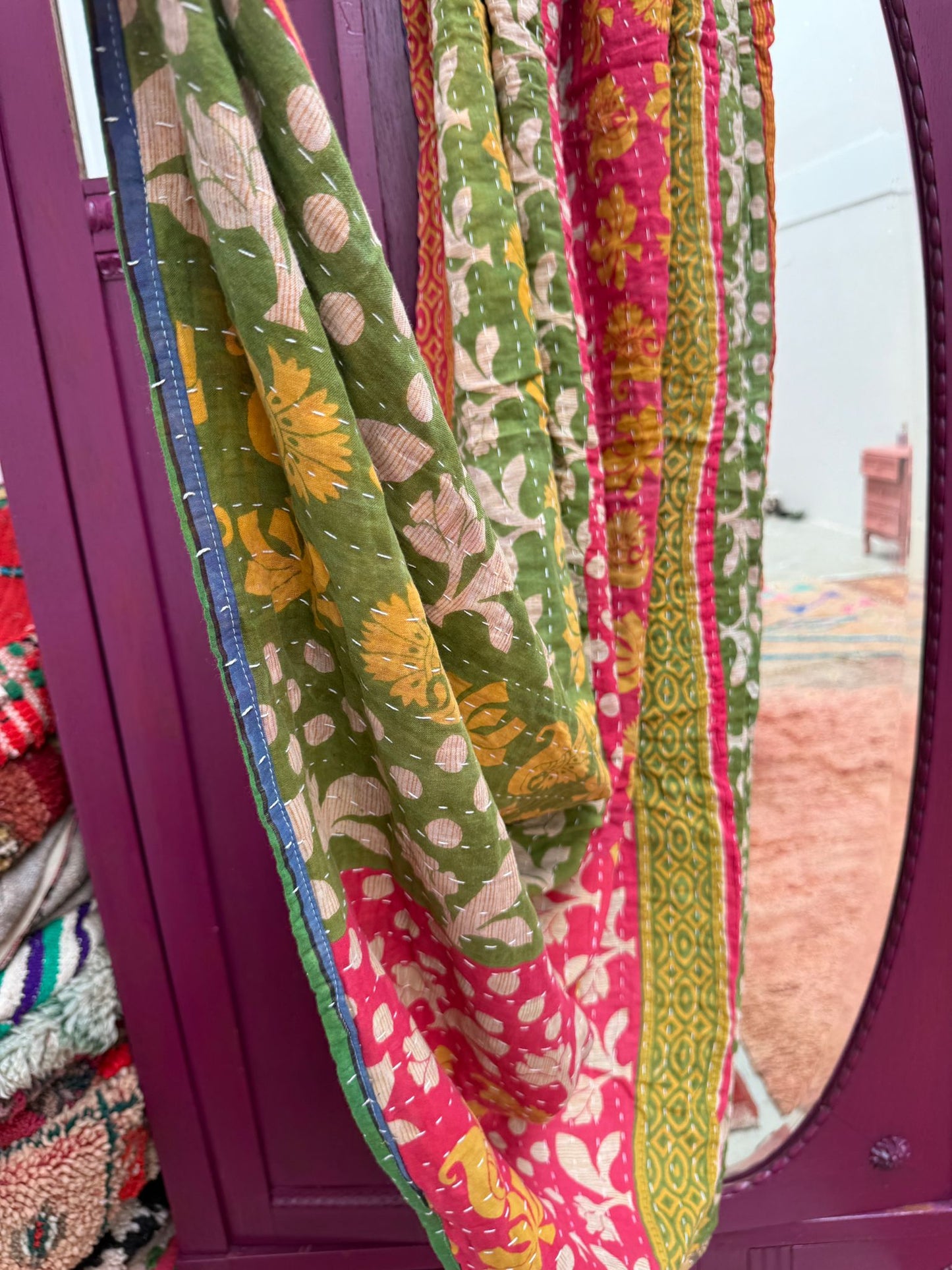 Vintage kantha Plaid