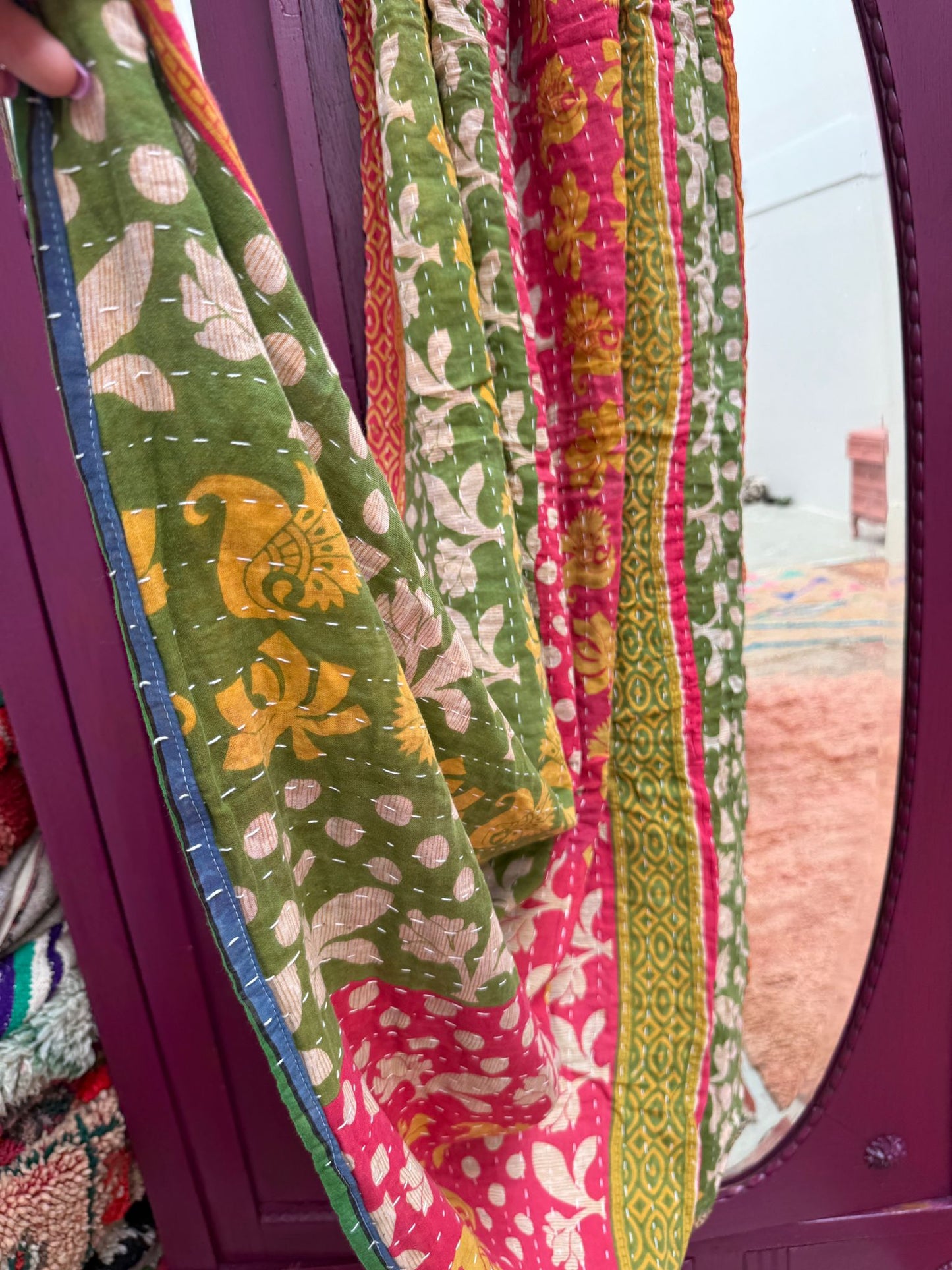 Vintage kantha Plaid
